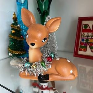 Vintage style Christmas deer